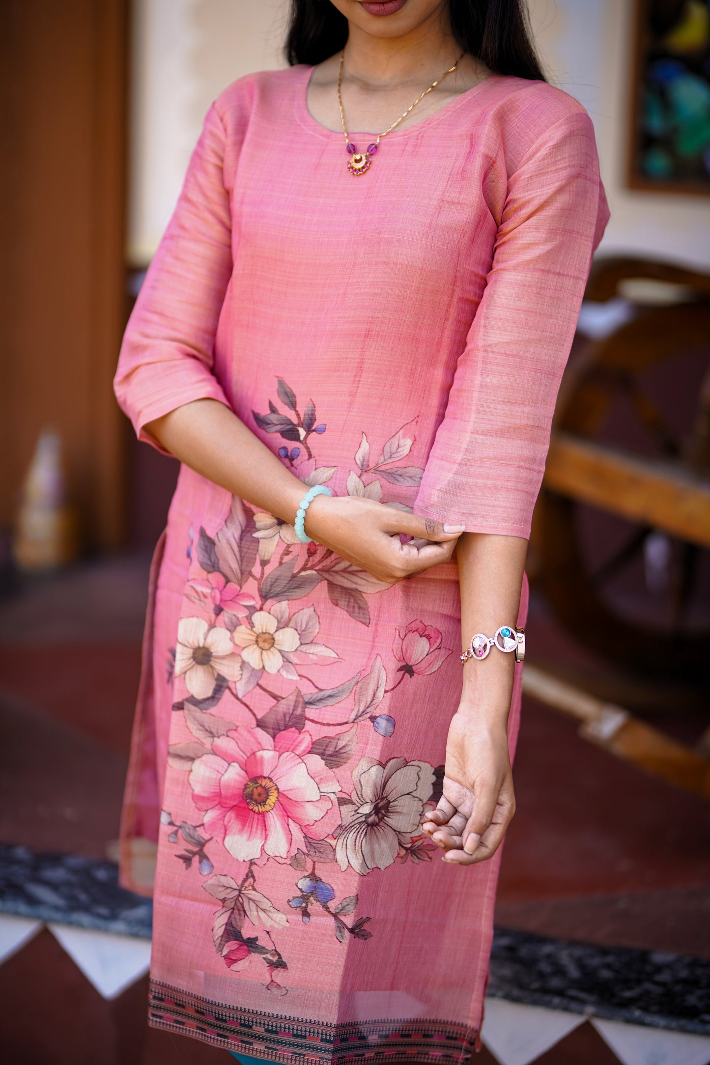 Dreamy Coral Floral