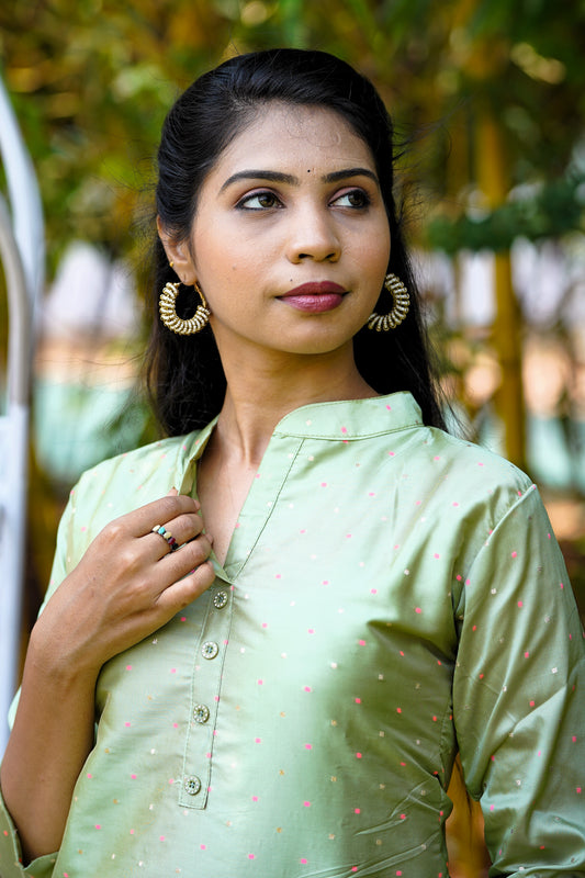 Pastel Green Kurti