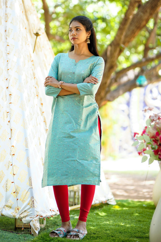 Cosmic Green Kurti